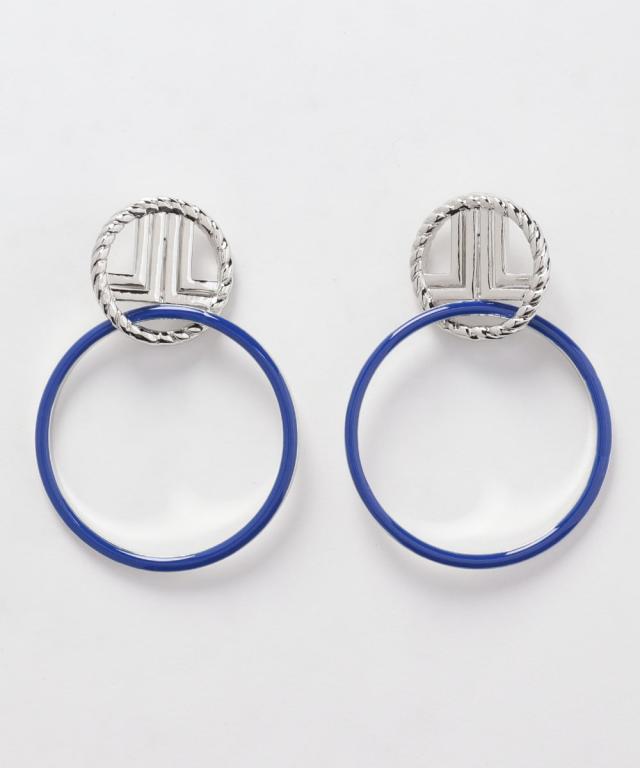 ランバン オン ブルー（LANVIN en Bleu）/マリン サークル ピアス
