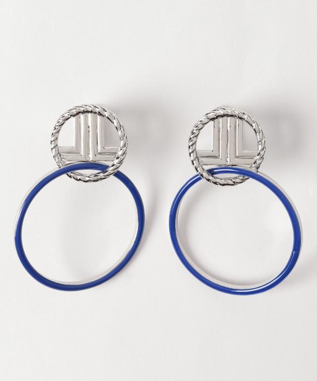 ランバン オン ブルー（LANVIN en Bleu）/マリン サークル イヤリング