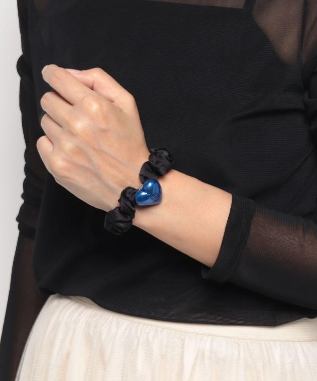 ランバン オン ブルー（LANVIN en Bleu）/ハートモチーフ シュシュ_8
