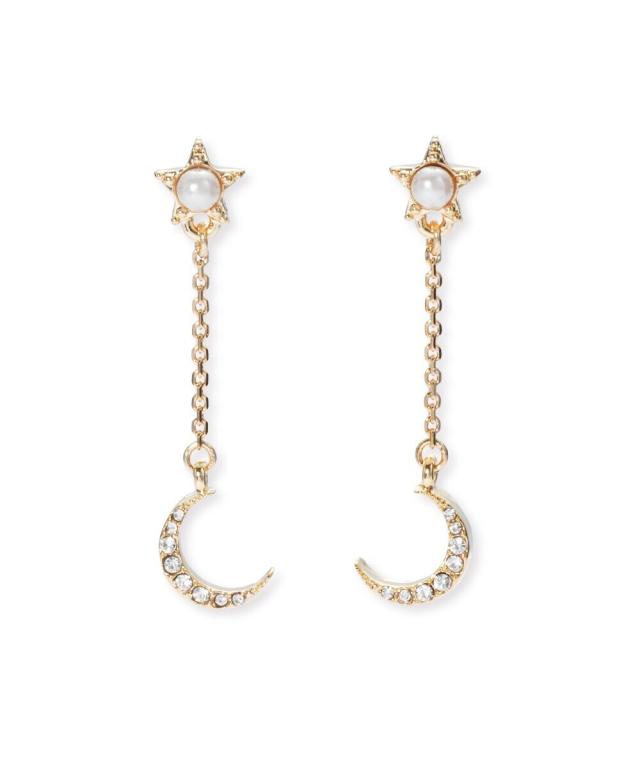 ランバン オン ブルー（LANVIN en Bleu）/月モチーフ スウィングピアス