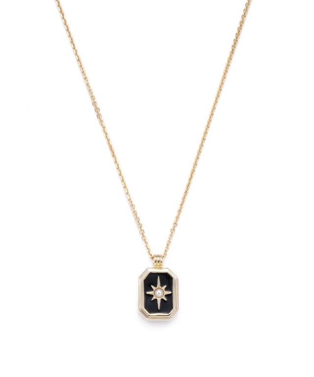 ランバン オン ブルー（LANVIN en Bleu）/ブラックスクエアネックレス