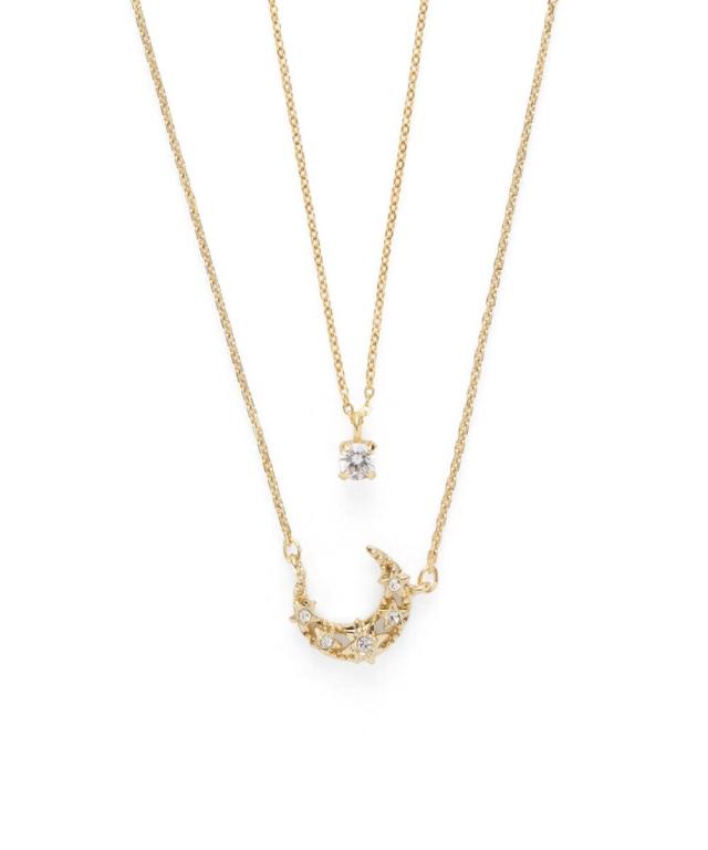 ランバン オン ブルー（LANVIN en Bleu）/月モチーフ２点セットネックレス