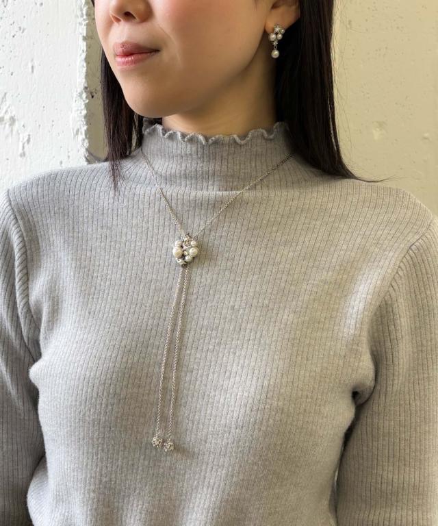 ランバン オン ブルー（LANVIN en Bleu）/パール&amp;スター ピアス_5
