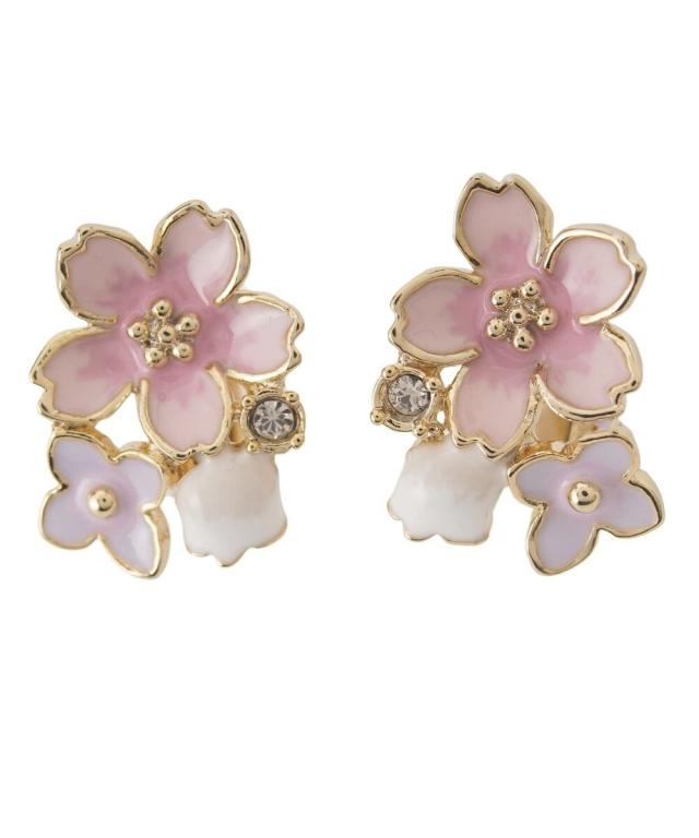 ランバン オン ブルー（LANVIN en Bleu）/桜 イヤリング