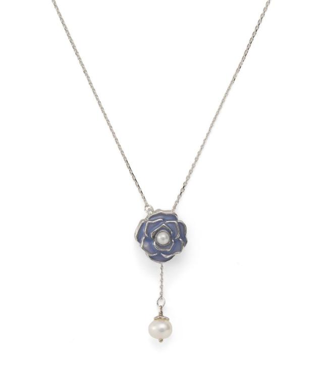 ランバン オン ブルー（LANVIN en Bleu）/ローズモチーフ ネックレス