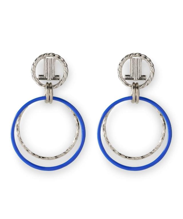 ランバン オン ブルー（LANVIN en Bleu）/サマーカラー サークルモチーフピアス