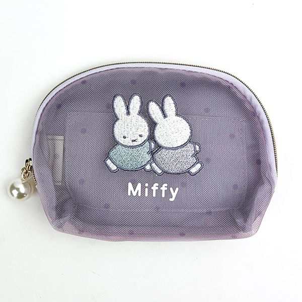 ミッフィー Miffy バッグインバッグ メッシュ ポーチ - バッグ