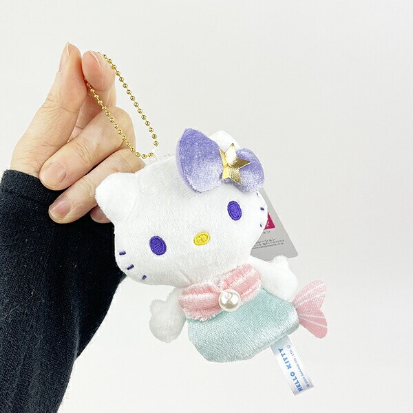 【未開封・送料無料】キティ 海が好き キティマーメイド ブルー ハローキティ グリッターマスコット マーメイド（ブルー） - Meccha Japan