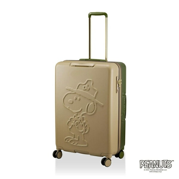 パーフェクト・ワールド・トーキョー（Perfect World Tokyo）/スヌーピー ビーグルスカウト ハピタス スーツケース(75L) カーキ SNOOPY