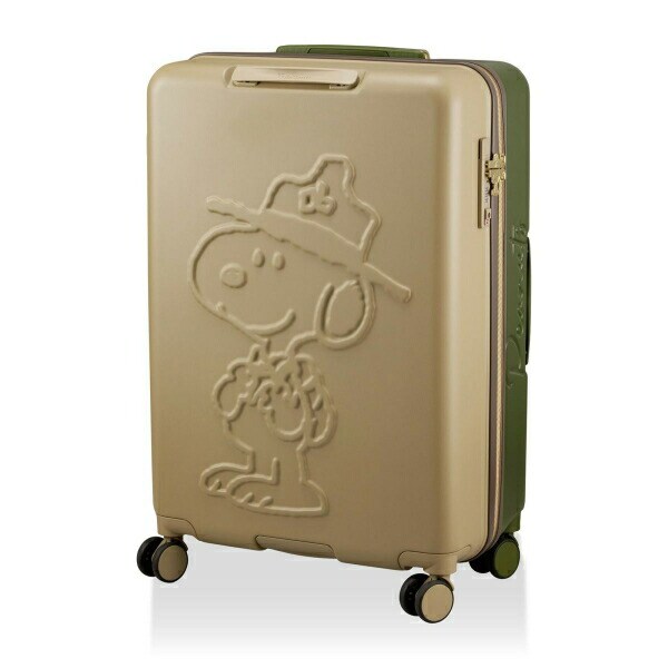 パーフェクト・ワールド・トーキョー（Perfect World Tokyo）/スヌーピー ビーグルスカウト ハピタス スーツケース(75L) カーキ SNOOPY_3