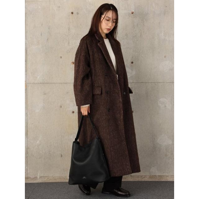 ドロー（DRAW）/ドロー 起毛 ダブル ロングコート （ユニセックス