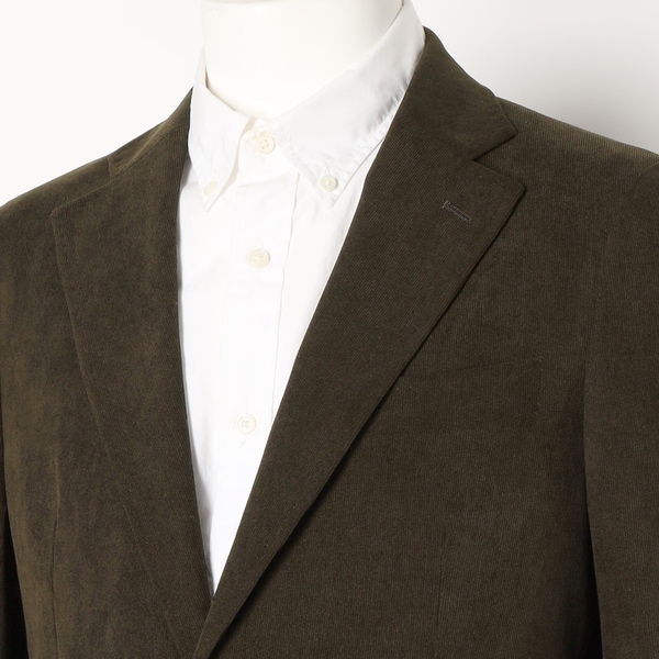 スーツセレクト（SUIT SELECT）/【2釦ジャケット】カーキ×コーデュロイ