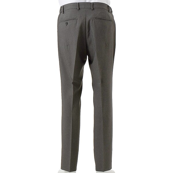 【新品タグ付き✨】スーツセレクト　パンツスーツ上下　洗える　背抜き　L　グレー スーツセレクト（SUIT SELECT）/【洗える2釦スーツ】ノータック