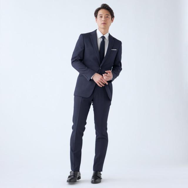 スーツセレクト（SUIT SELECT）/【洗える2釦スーツ】ノータック