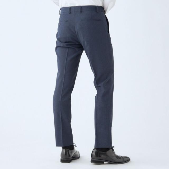 新品 SUIT SELECT スーツ BLKP2452 サイズBB5 ストレッチ SLIM TAPERED_2】【春夏】2釦シングルスーツ 0タック/グレー&ブラック