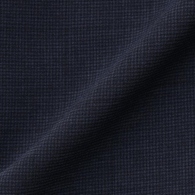 スーツセレクト（SUIT SELECT）/【ノータックテーパードパンツ】ネイビー千鳥格子 チェック スラックス ストレッチ ノーアイロン_13