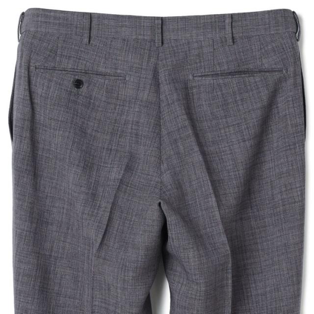 スーツセレクト（SUIT SELECT）/【洗えるテーパードパンツ】ワンタック スラックス 無地 撥水加工 ※裾上げ済み仕様_14