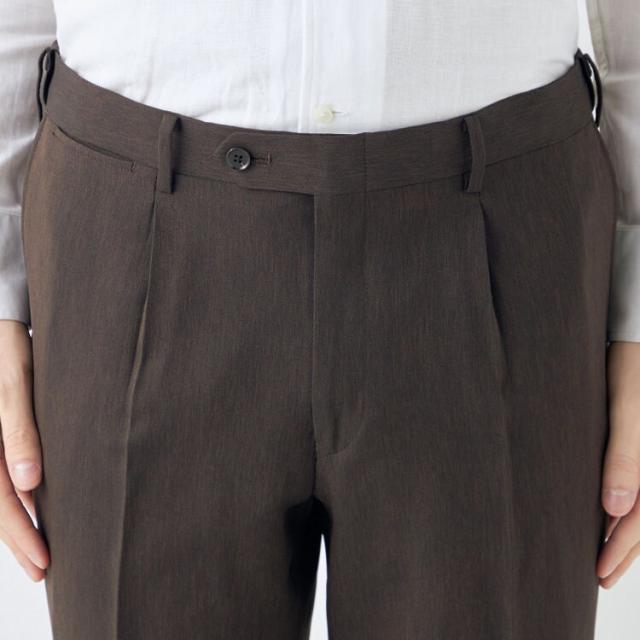 スーツセレクト（SUIT SELECT）/【洗えるテーパードパンツ】ワンタック