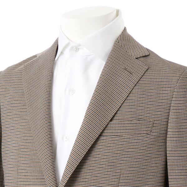 スーツセレクト（SUIT SELECT）/【洗える2釦ジャケット】グレー千鳥