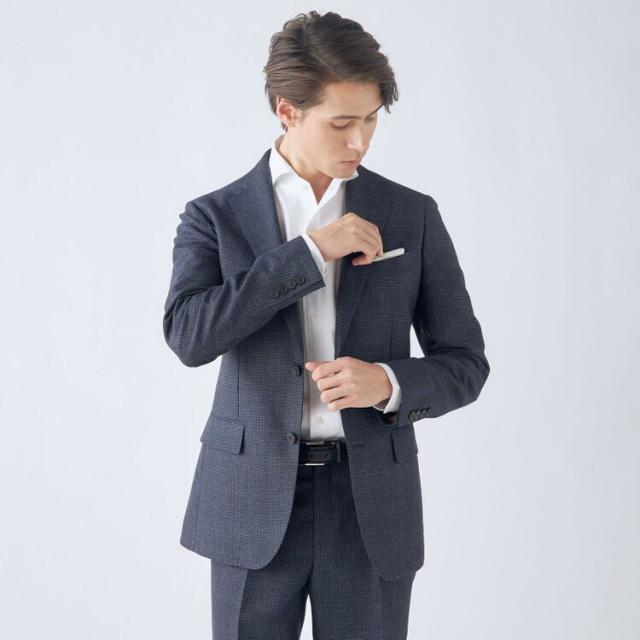 スーツセレクト（SUIT SELECT）/【洗える2釦ジャケット】ネイビー