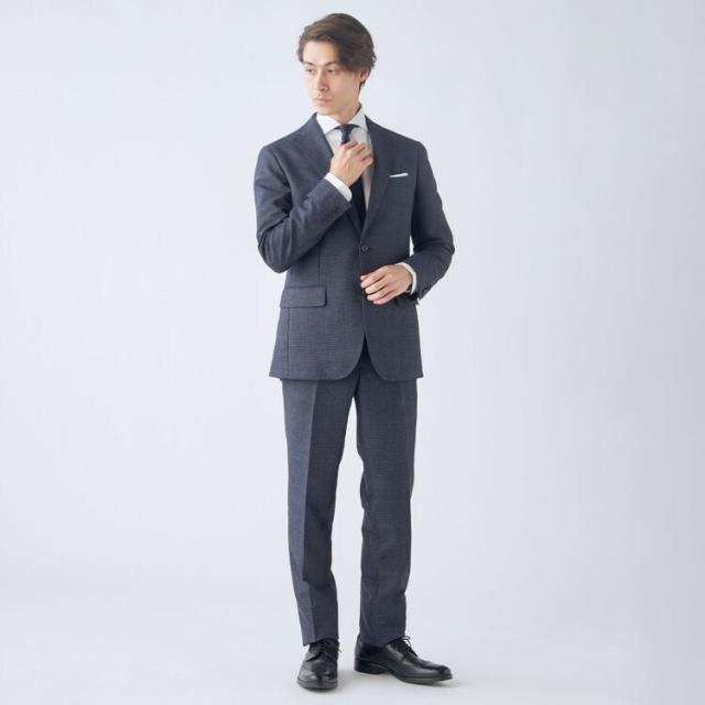 スーツセレクト（SUIT SELECT）/【洗える2釦ジャケット】ネイビー