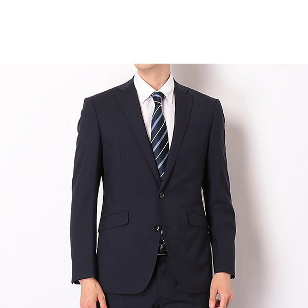 BIROYUGI プロフィール必読です！SUIT SELECT スーツ CLASSICO TAPERED】【年間】2釦シングルスーツ 1タック/ネイビー