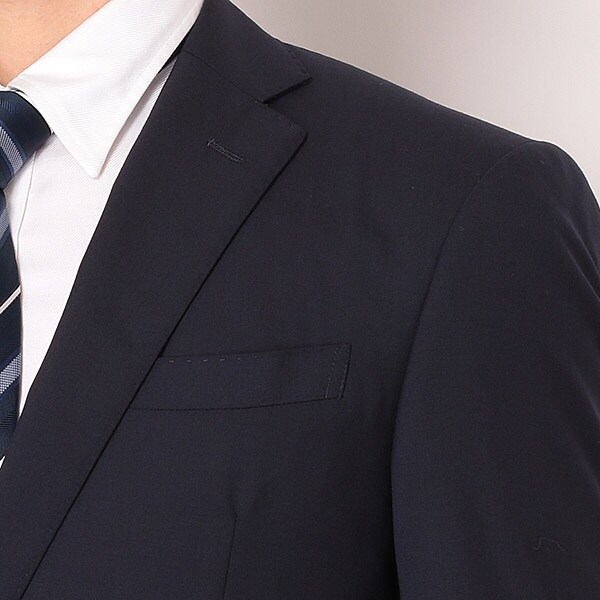 SUIT SELECT super tough 100's ネイビー スーツ CLASSICO TAPERED】【年間】2釦シングルスリーピーススーツ 2
