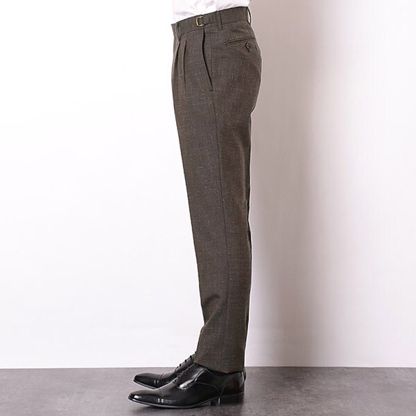 SUIT SELECT スーツセレクト ホップサック地シングルスーツ ブラウン to510-11202-02.jpg