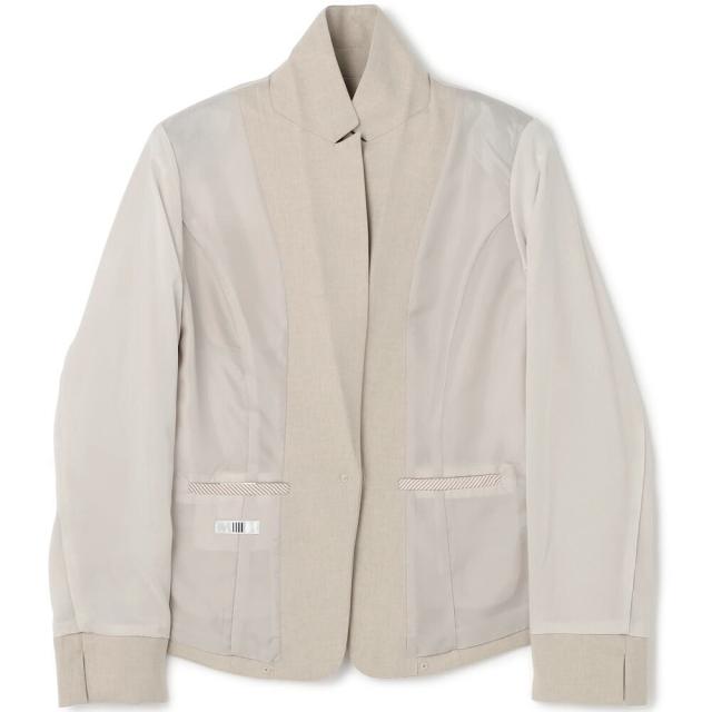 スーツセレクト（SUIT SELECT）/【オールシーズン】1釦ジャケット レディース ベージュ ウォッシャブル セットアップ商品