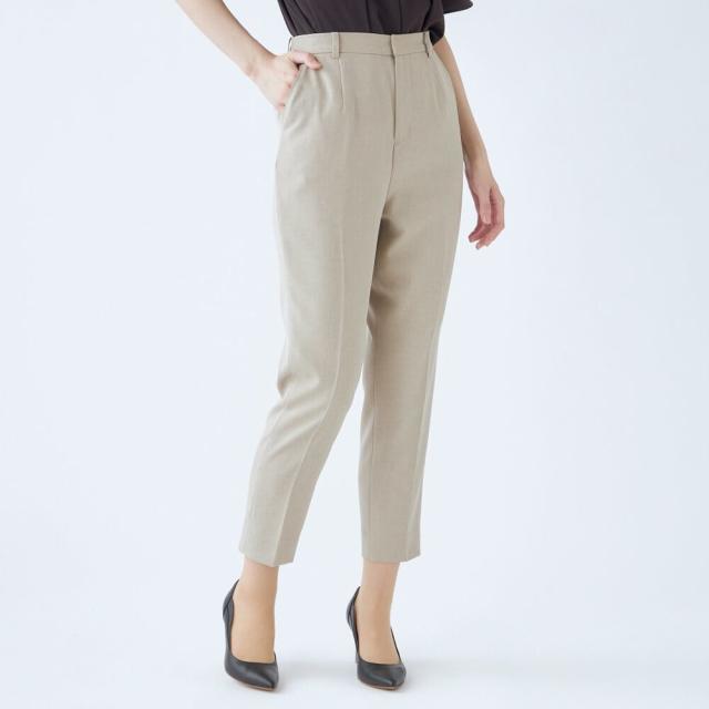 スーツセレクト（SUIT SELECT）/【オールシーズン】洗えるセンタープレスパンツ ストレッチツイル素材 ベージュ セットアップ商品