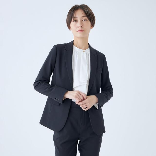スーツセレクト スーツ セットアップ 無地　ネイビー　SUIT SELECT SUIT SELECT セットアップ 「春夏」ビジカジスーツ/2ボタン
