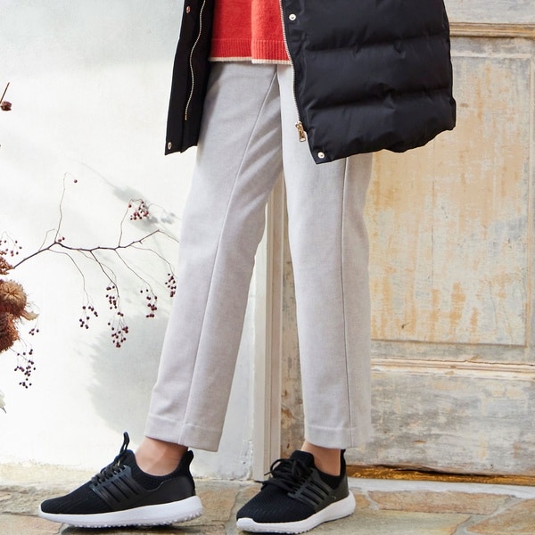 ミゼール（missel）/デニムプリント裏起毛スリムパンツ