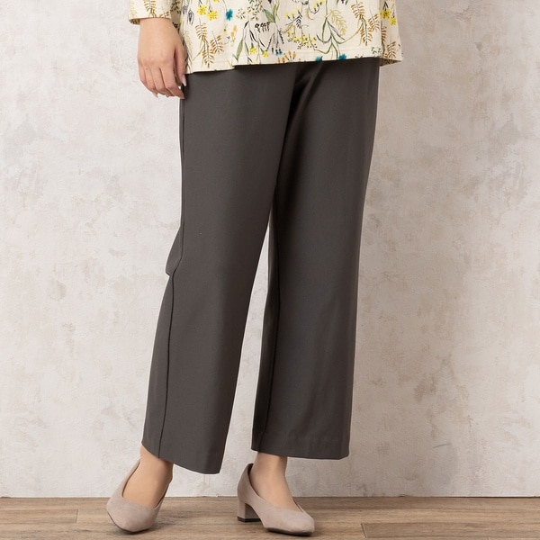 ミゼール（missel）/【蓄熱・保温素材】裏起毛ストレートパンツ