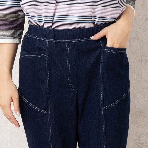 ミゼール（missel）/【接触冷感】ひんやりストレッチデニムパンツの通販は