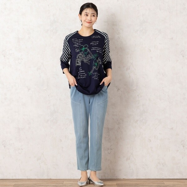 ミゼール（missel）/【接触冷感】ひんやりストレッチデニムパンツの通販は