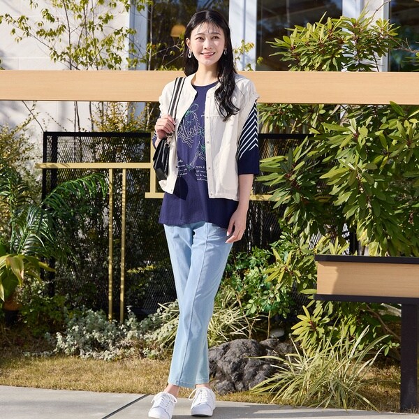 ミゼール（missel）/【接触冷感】ひんやりストレッチデニムパンツの通販は