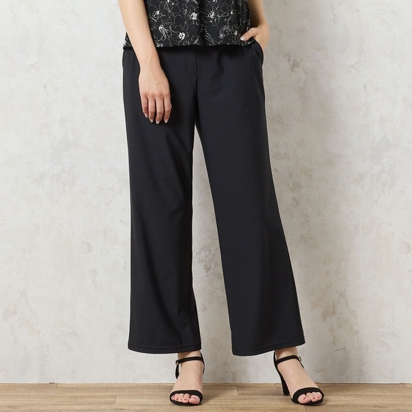 ミゼール（missel）/【洗える・抗菌防臭・日本製・3L/4Lサイズあり】オールゴムストレートパンツ