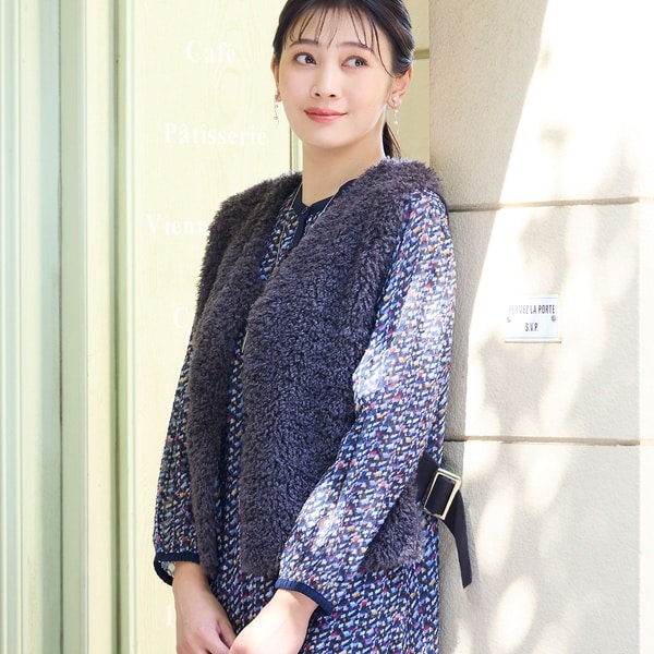 ミゼール（missel）/ふわふわフェイクファーベスト