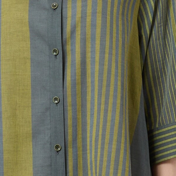 ミゼール（missel）/【洗える・綿100】ビッグストライプシャツの通販は