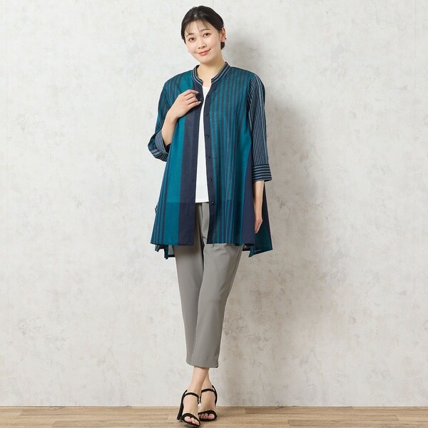 ミゼール（missel）/【洗える・綿100】ビッグストライプシャツの通販は