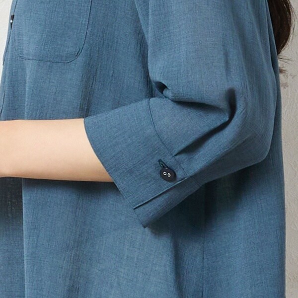 ミゼール（missel）/【洗える・接触冷感】スキッパーブラウス