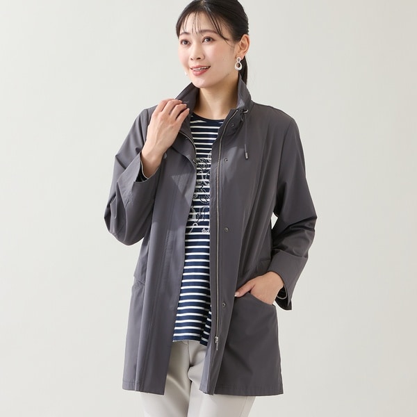 ミゼール（missel）/【快適ストレッチ・3L/4Lサイズあり】フード内蔵 ライトジャケット