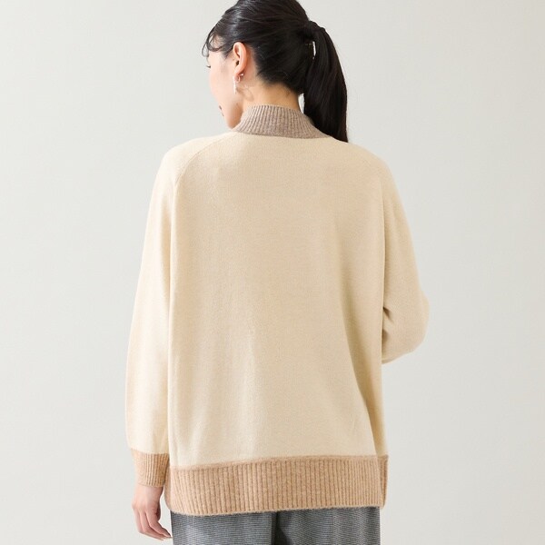 ミゼール（missel）/バイカラーセーター