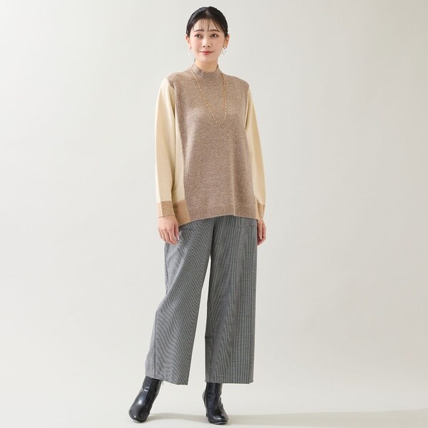 ミゼール（missel）/バイカラーセーター