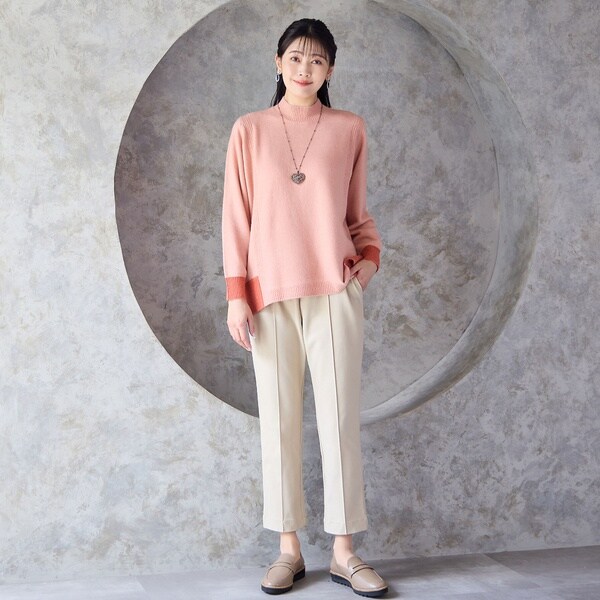 ミゼール（missel）/バイカラーセーター