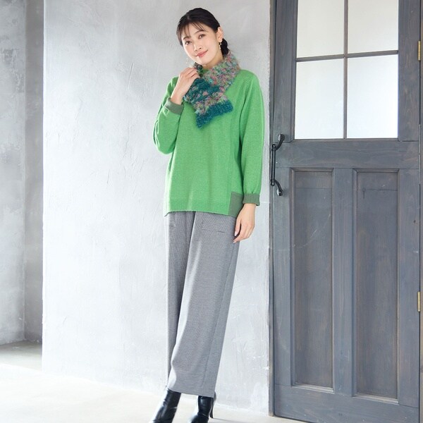 ミゼール（missel）/バイカラーセーター