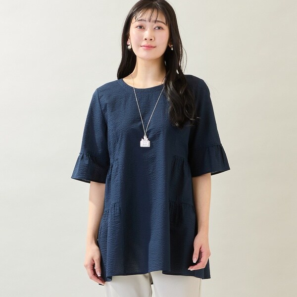 ミゼール（missel）/【洗える・M〜3Lサイズ】ティアードチュニック_7