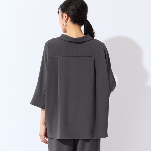 ミゼール（missel）/【洗える・接触冷感・セットアップ可・3Lサイズあり】スキッパーブラウス_8