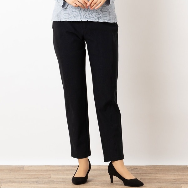 ロブジェ（LOBJIE）/サイドカーブ切り替え 裏起毛パンツ