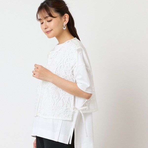 ロブジェ（LOBJIE）/【一部店舗・WEB限定アイテム】ラッセルレースジレ_3